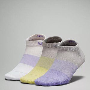 lululemon Daily Stride Ankle Socks - 3 pack - Size L  NWT